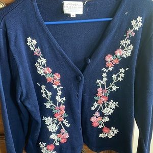 Embroidered cardigan